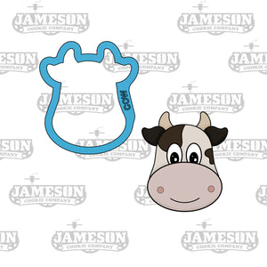 Cow Head Cookie Cutter - Farm Animals - Birthday Theme