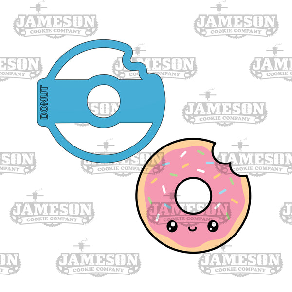 Donut with Bite Cookie Cutter - Perfect Match Version, Go Together Like