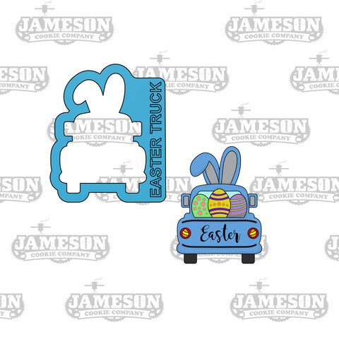 Easter Bunny Truck Cookie Cutter