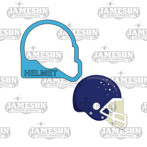 Football Helmet Cookie Cutter