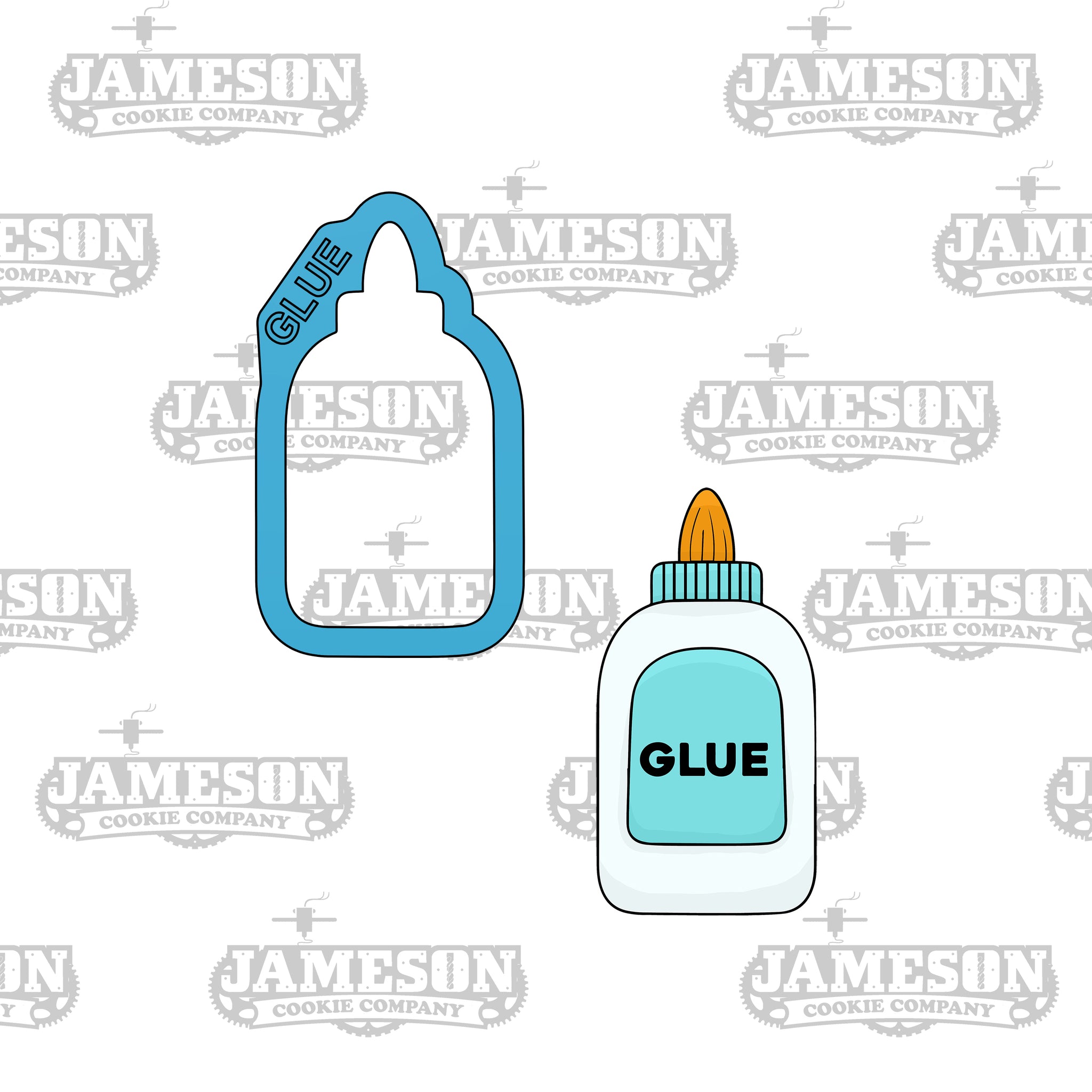 Glue Bottle Cookie Cutter - Back To School Theme