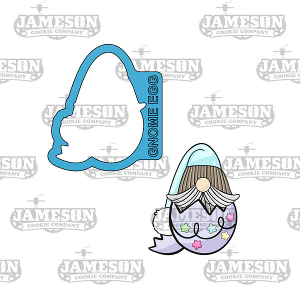 Gnome in Egg Cookie Cutter - Easter Theme Gnome