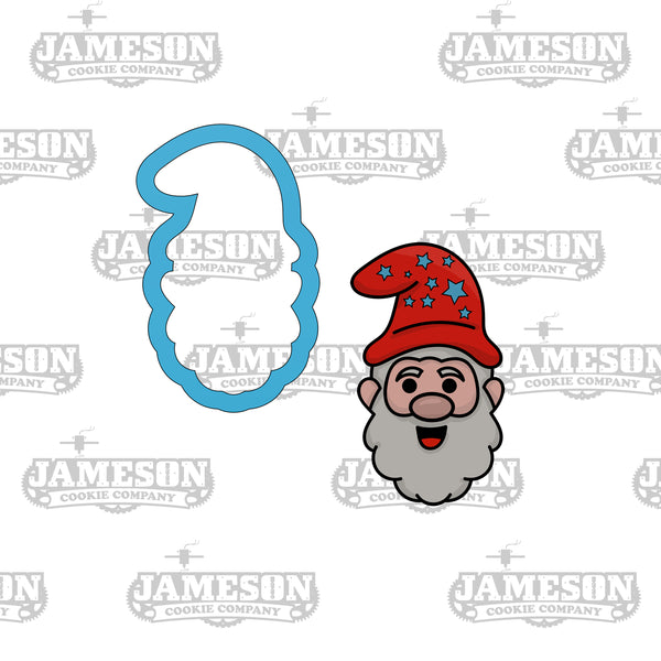 Gnome Cookie Cutter - Christmas Garden Santa Gnome Cookie Cutter