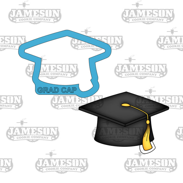 Graduation Cap and Diploma #2 Cookie Cutter Set - Grad, Congratulations, Senior, Graduate