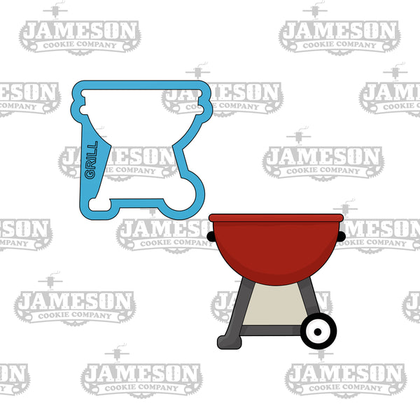 BBQ Grill Cookie Cutter - Summer or Cookout Theme - Father Day Theme