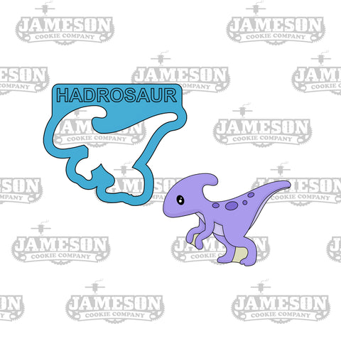 Hadrosaurus Dinosaur Cookie Cutter - Hadrosaur