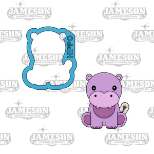 Hippo Cookie Cutter - Safari Animal Theme