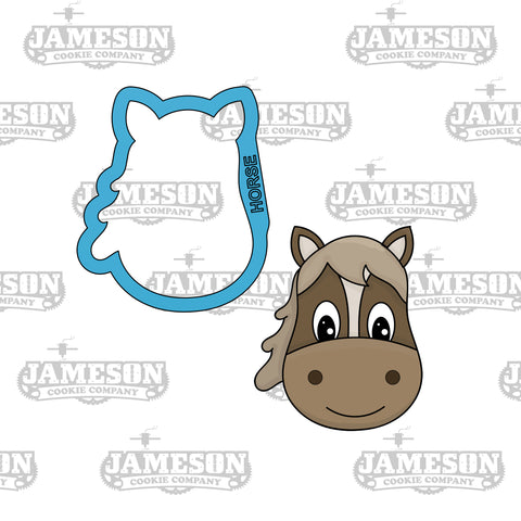 Horse Head Cookie Cutter - Farm Animals - Birthday Theme