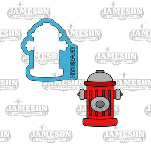 Fire Hydrant Cookie Cutter - Fire Fighter Theme