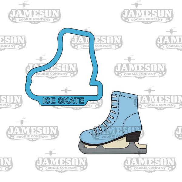 Ice Skate Cookie Cutter - Hockey, Skating Theme