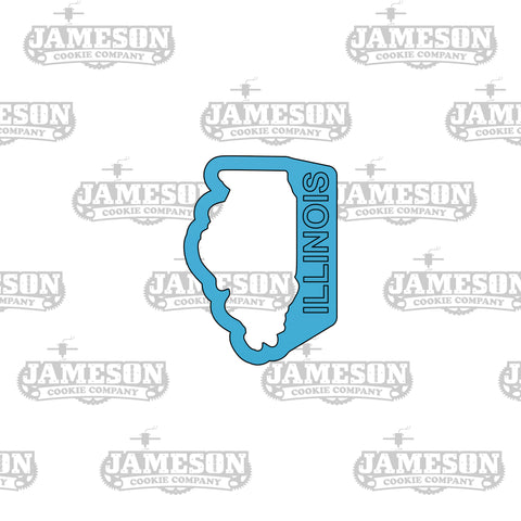 Illinois State Shape Cookie Cutter