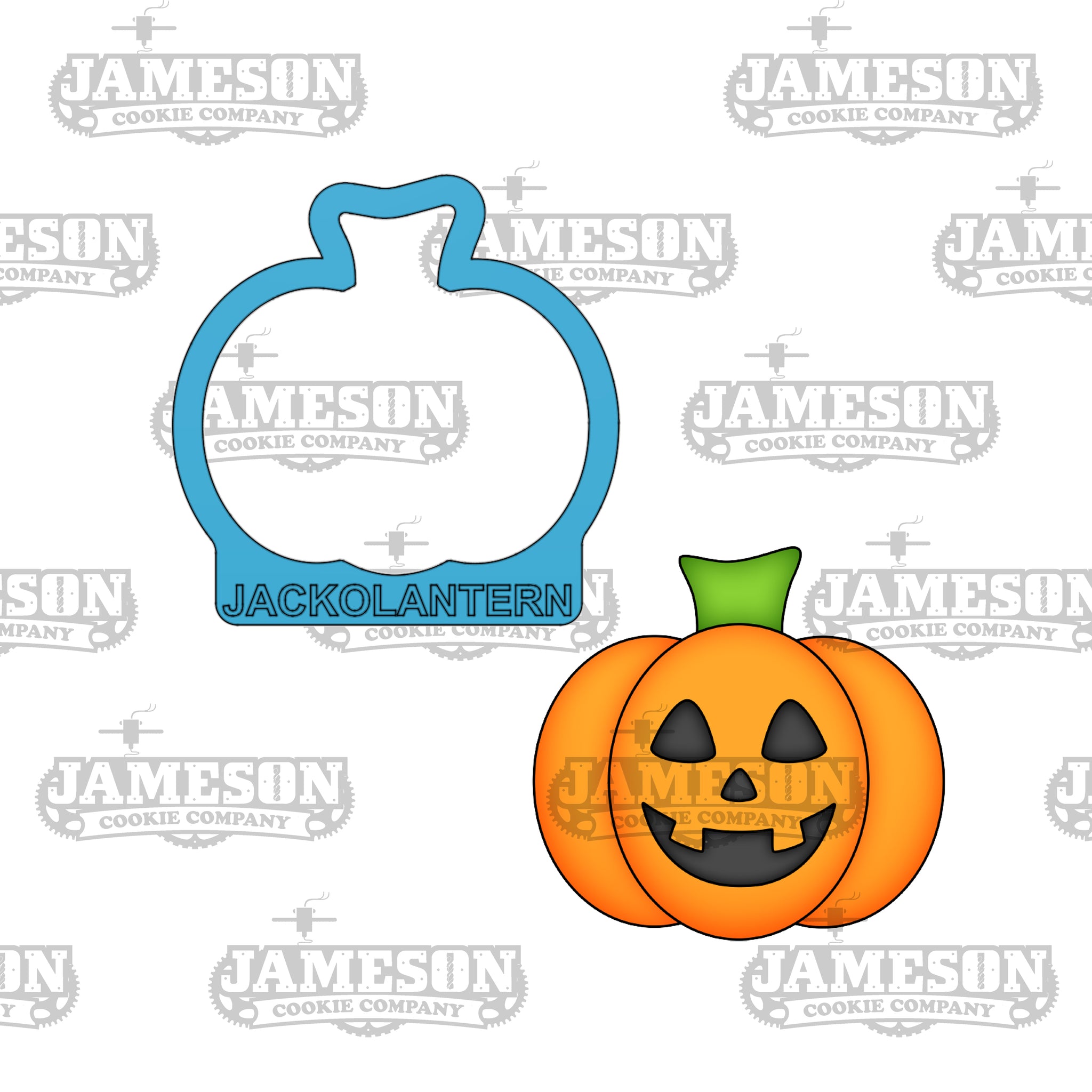 Jack-O-Lantern Cookie Cutter - Halloween Pumpkin, Jackolantern, Fall Pumpkin