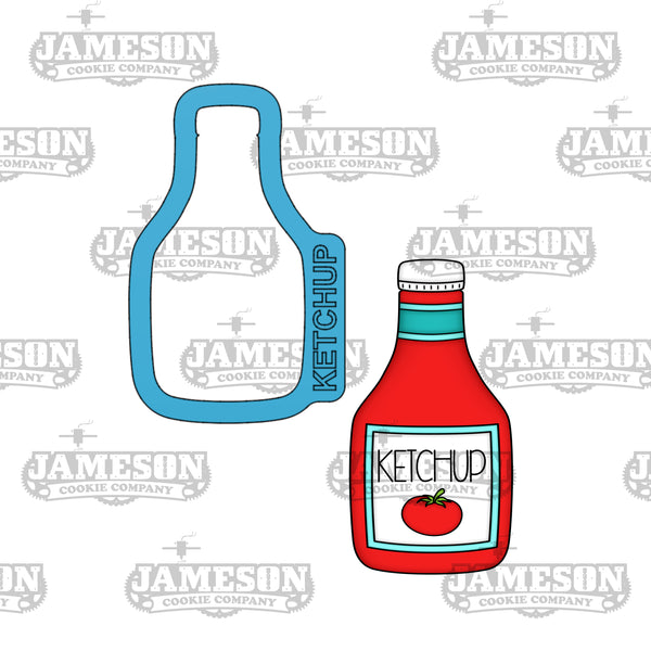 Ketchup Bottle Cookie Cutter - Food Cookie Cutters
