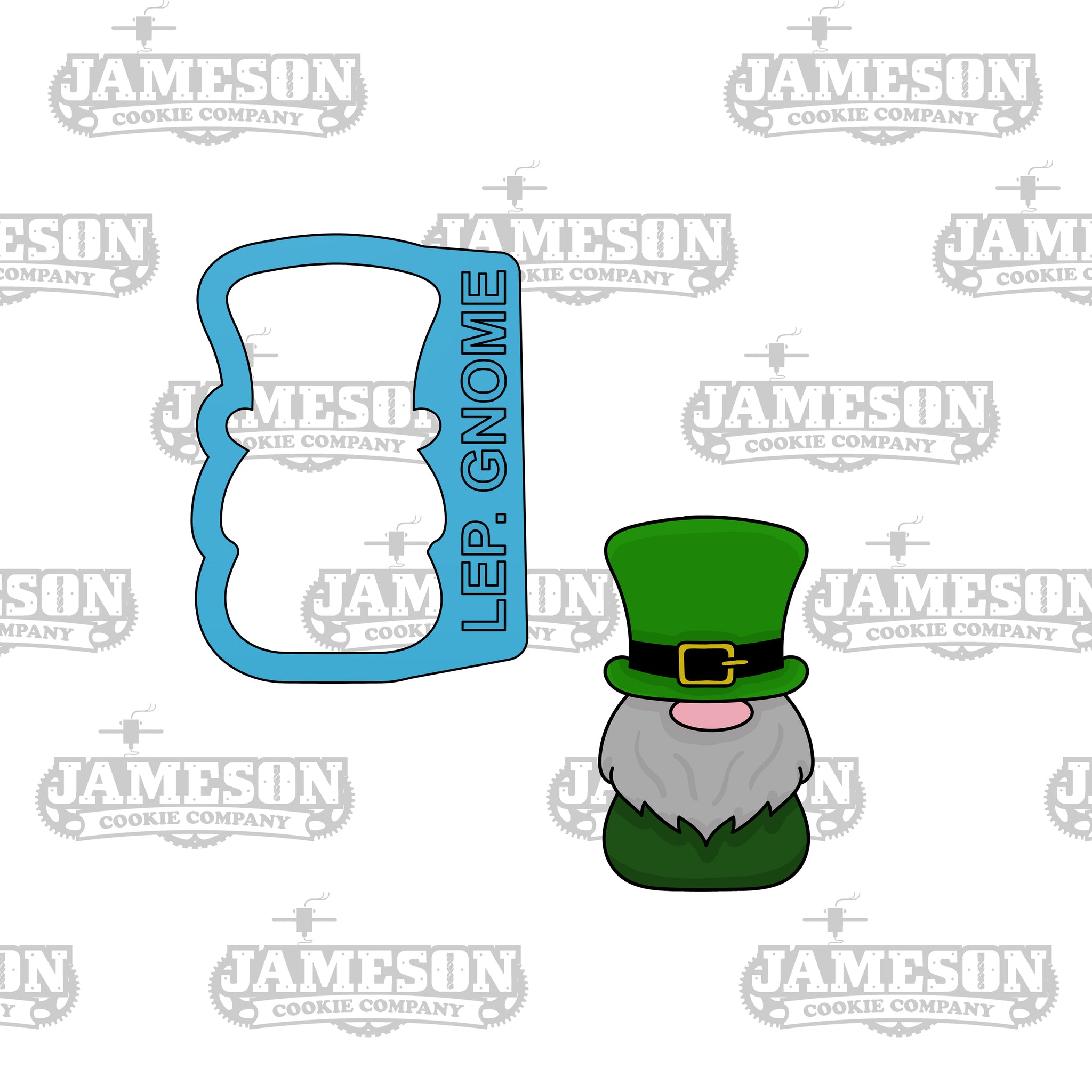 Leprechaun Gnome Cookie Cutter - St. Patrick's Day Theme