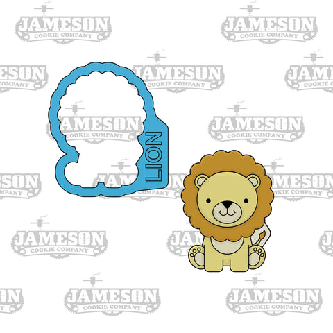 Lion Cookie Cutter - Safari Animals