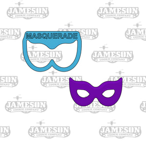 Masquerade Mask Cookie Cutter - Party - New Years Theme