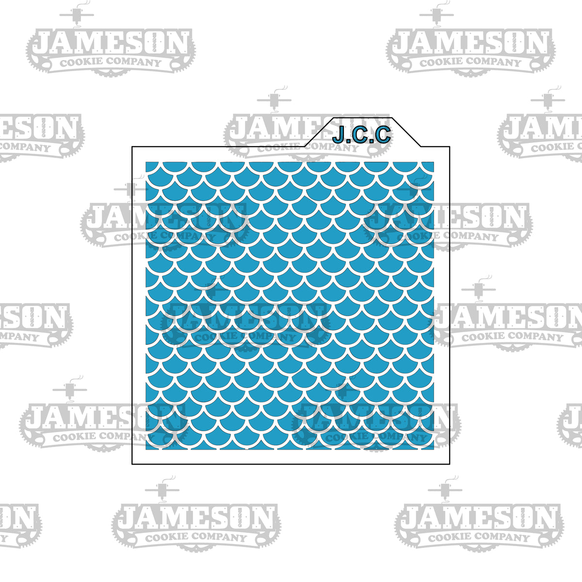 Mermaid or Fish Scales - Cookie Stencil β Jameson Cookie Company