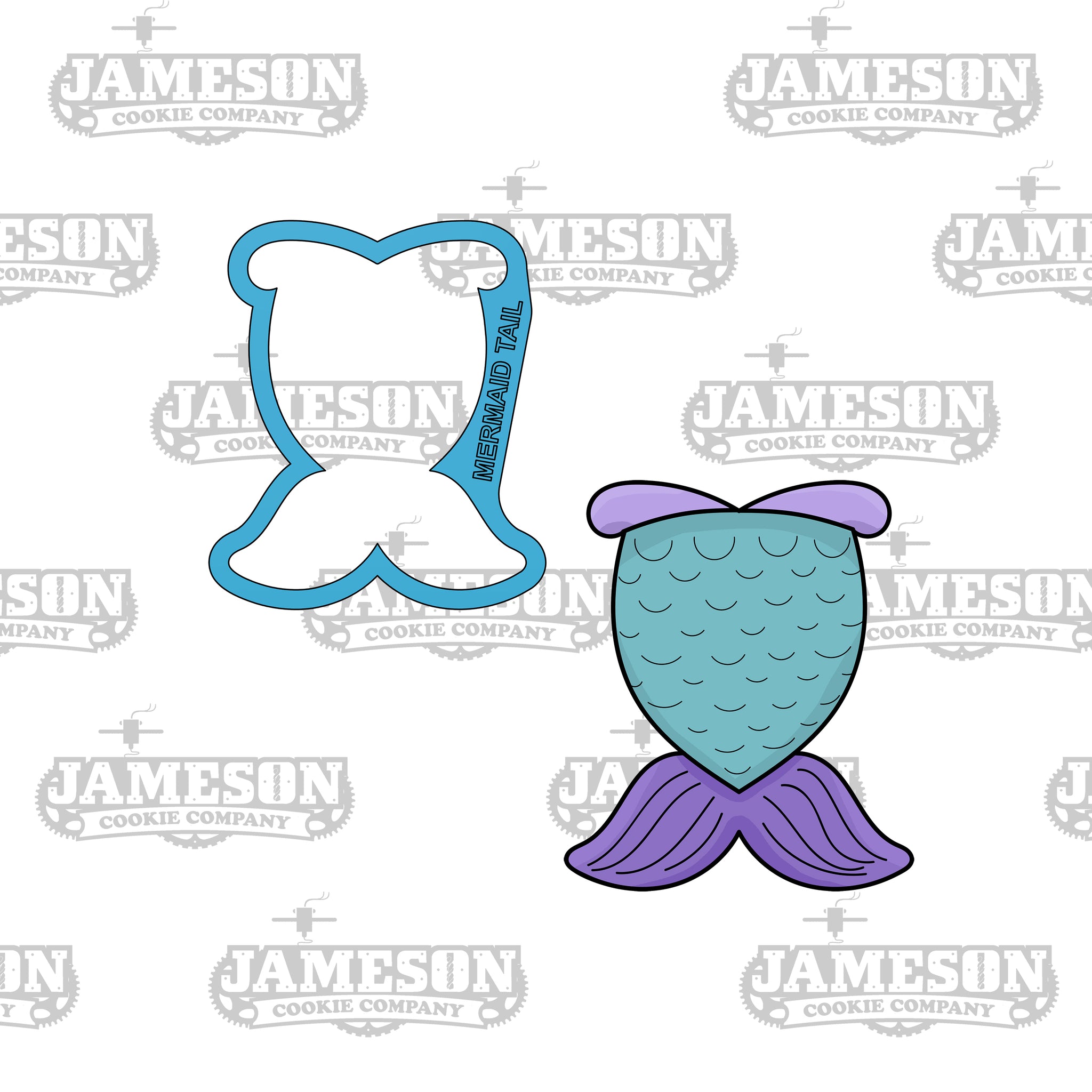 Mermaid Tail Cookie Cutter - Under Sea Theme - Birthday Theme