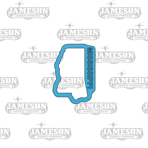 Mississippi State Shape Cookie Cutter