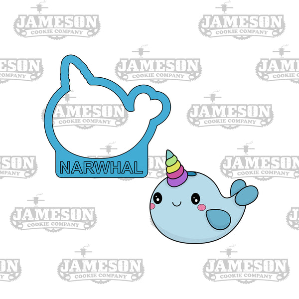 Narwhal Cookie Cutter - Unicorn of the Sea