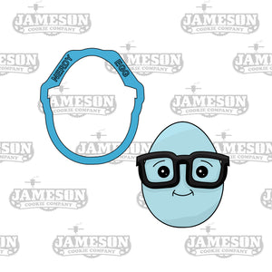 Nerdy Easter Egg Cookie Cutter