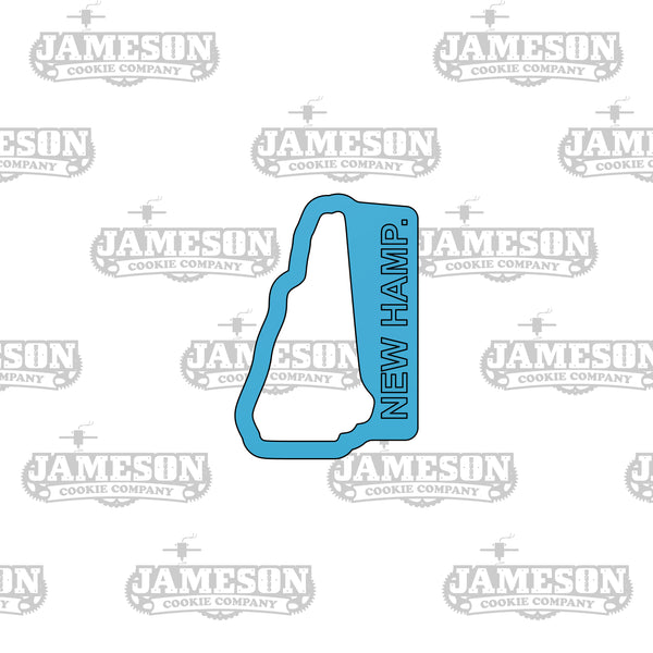 New Hampshire State Shape Cookie Cutter