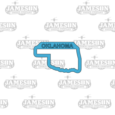 Oklahoma State Shape Cookie Cutter