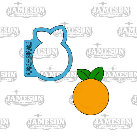 Orange Cookie Cutter - Food, Fruit Cookie Cutters