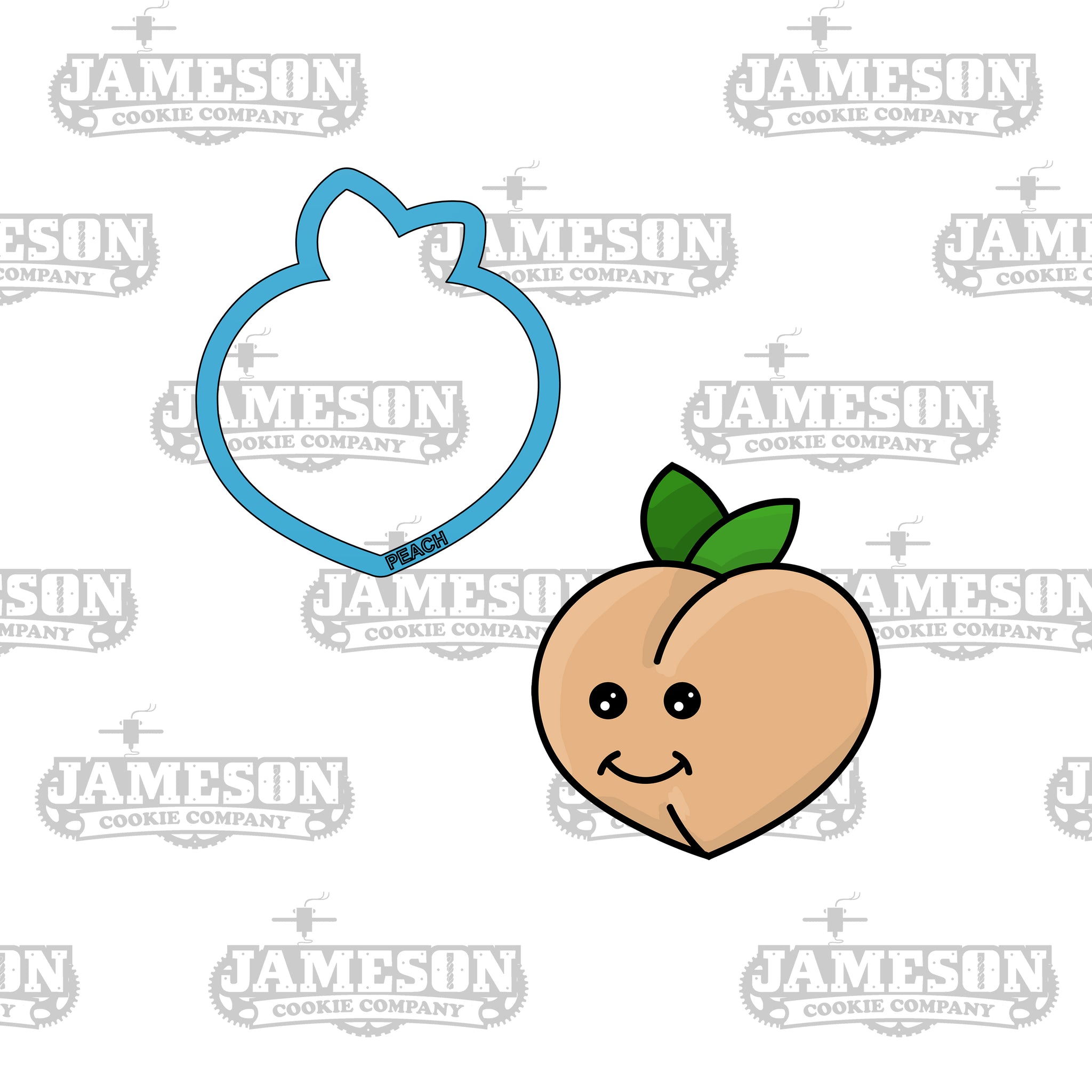 Peach Emoji Cookie Cutter