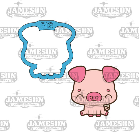 Pig Cookie Cutter - Year of the Pig Chinese New Year Zodiac Symbols