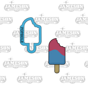 Popsicle with Bite Cookie Cutter - Ice Cream-  Summer Theme