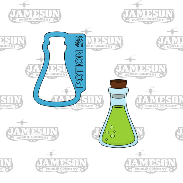 Potion Bottle #5 Cookie Cutter - Halloween, Chemistry