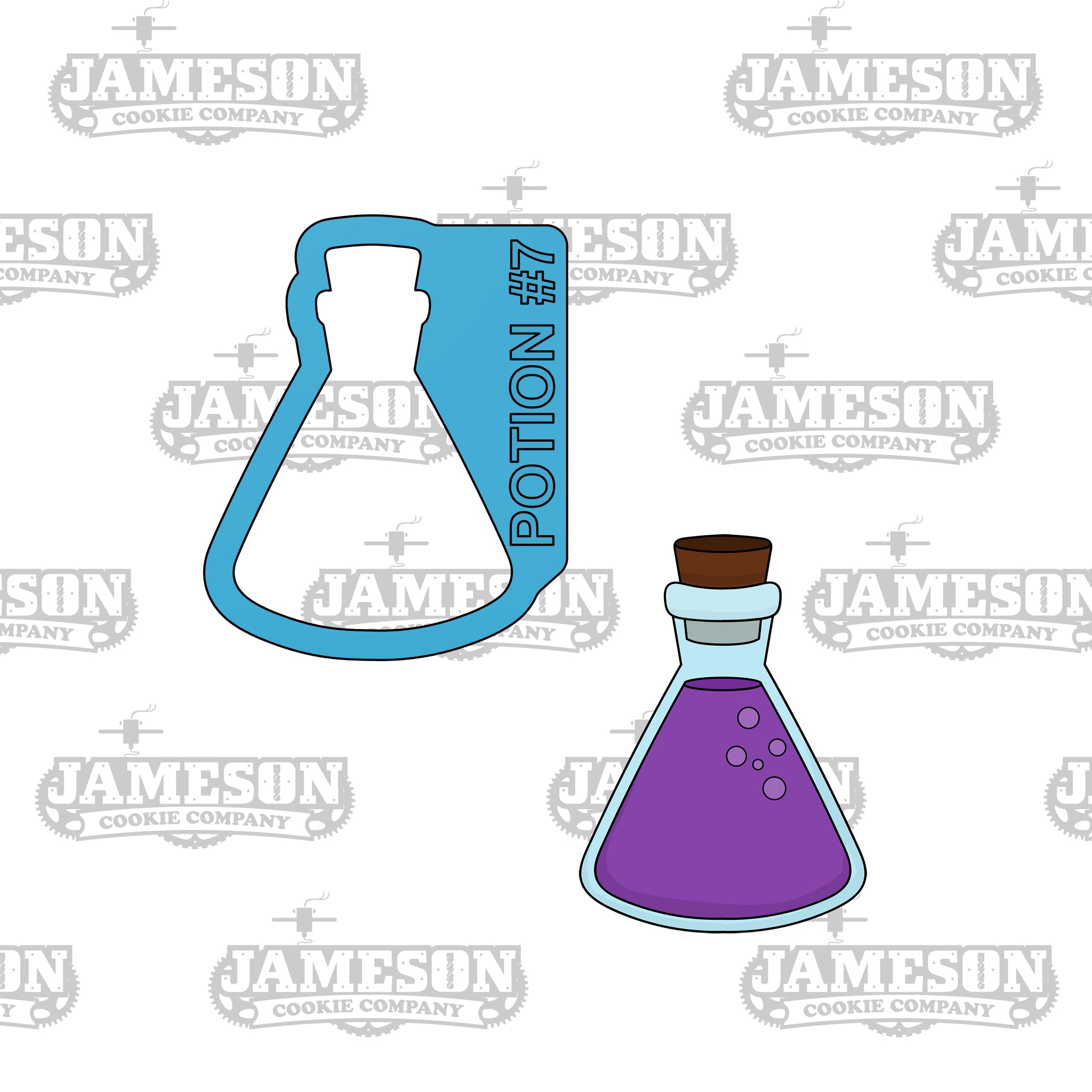 Potion Bottle #7 Cookie Cutter - Halloween, Chemistry