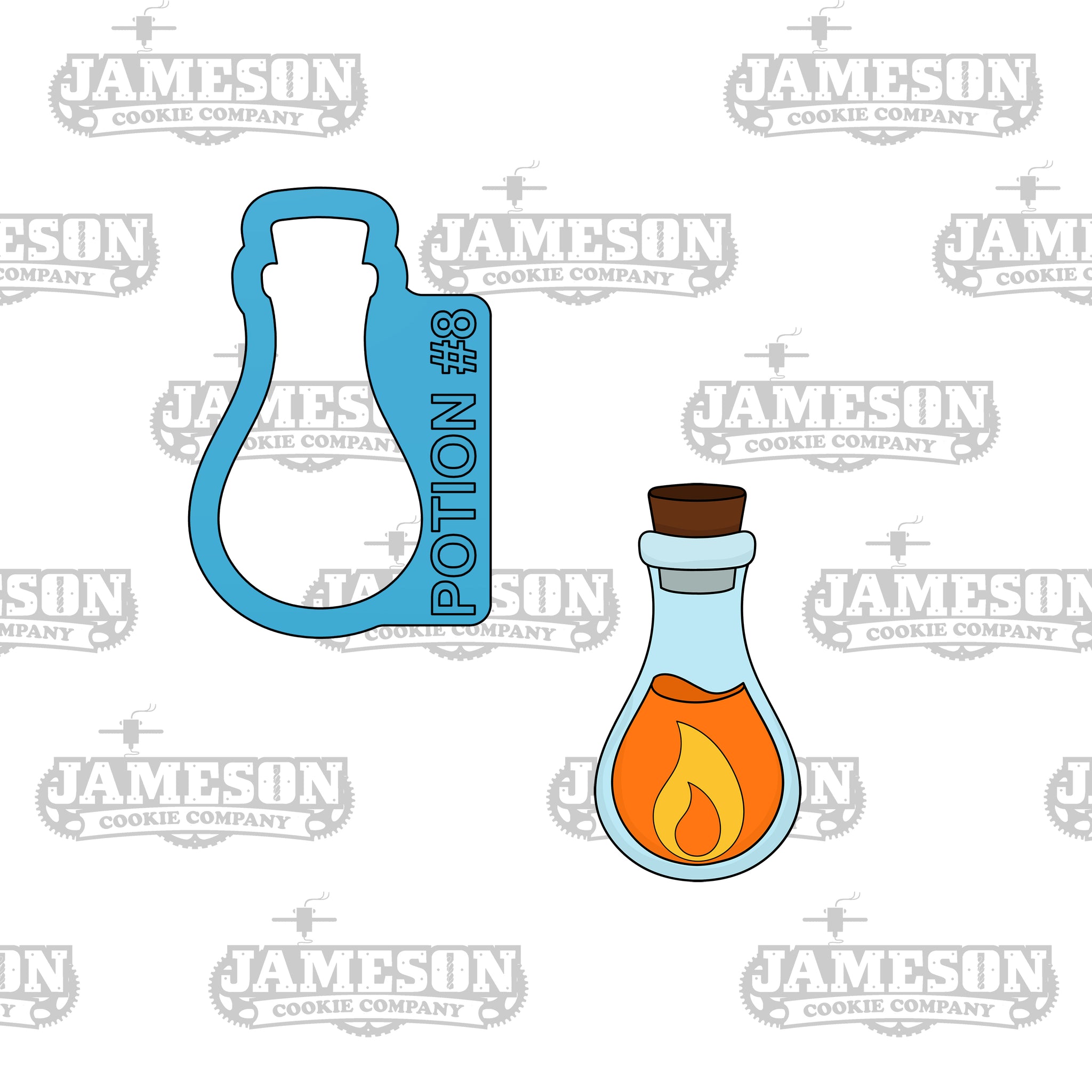 Potion Bottle #8 Cookie Cutter - Halloween, Chemistry