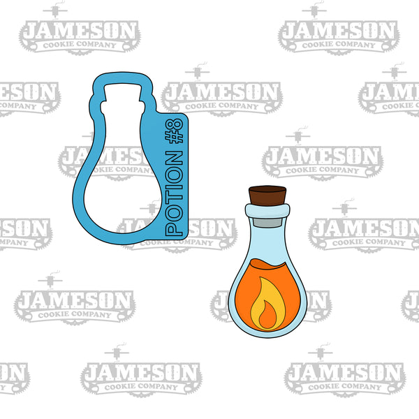 Potion Bottle #6-10 Cookie Cutter Set - Halloween, Chemistry