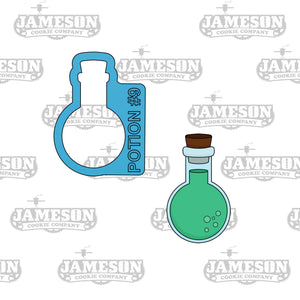 Potion Bottle #9 Cookie Cutter - Halloween, Chemistry
