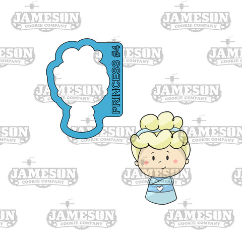 Princess #4 Cookie Cutter - Birthday Theme, Princess Party