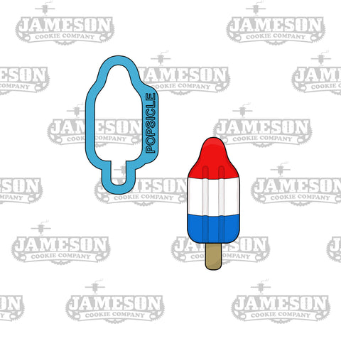 Rocket Popsicle Cookie Cutter - Ice Cream-  Summer Theme