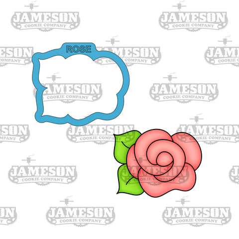 Rose Flower Cookie Cutter - Easter, Spring Theme, Love Theme