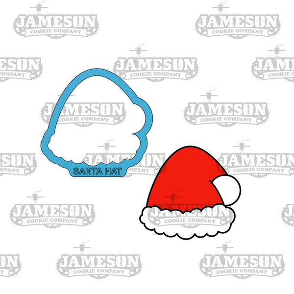 Santa Claus Hat Cookie Cutter - Christmas Advent Theme