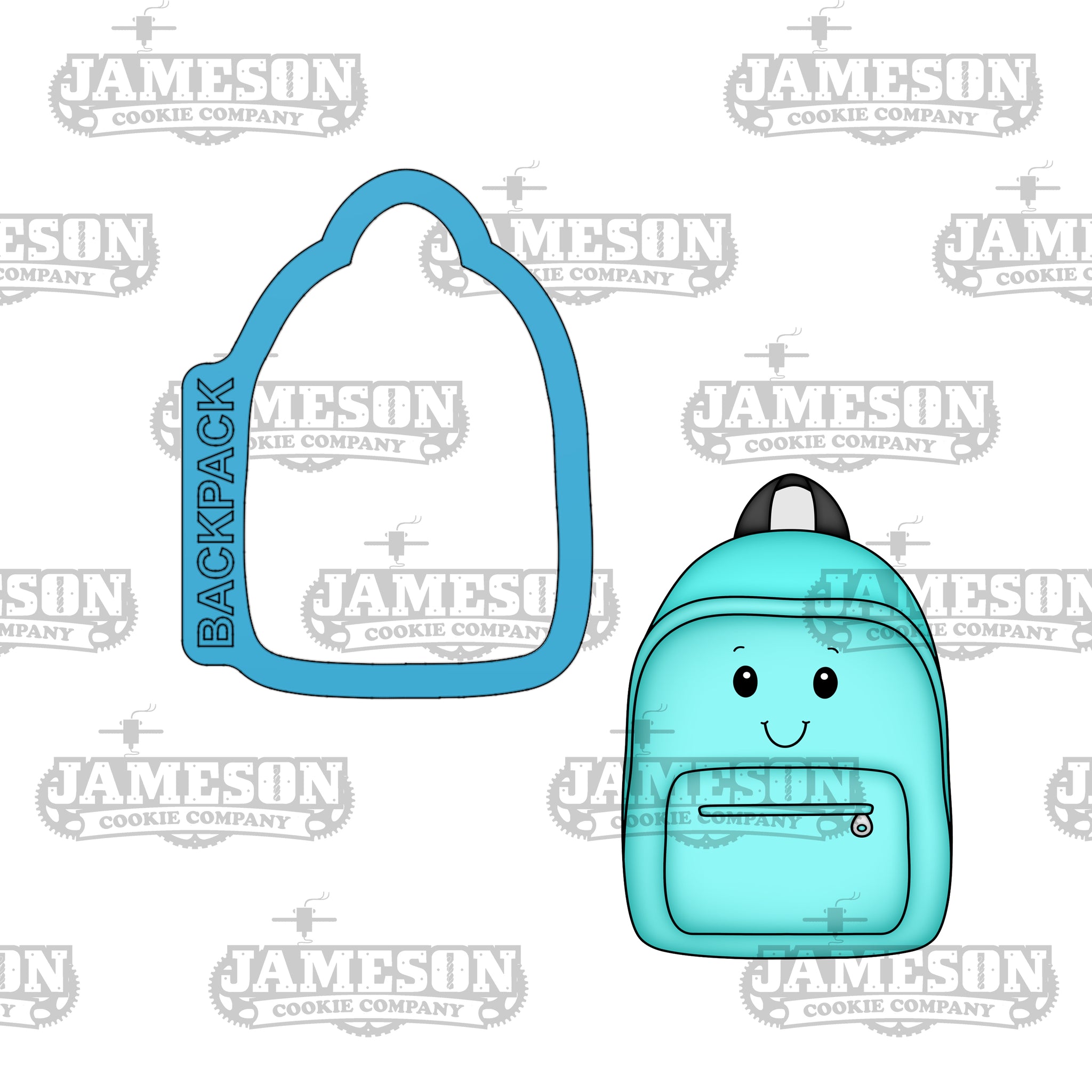 School Backpack Cookie Cutter - Back to School, Teacher Appreciation Theme