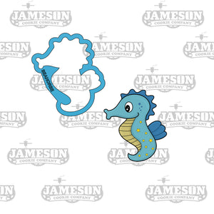 Seahorse Cookie Cutter - Under Sea Theme - Birthday Theme - Sea Horse