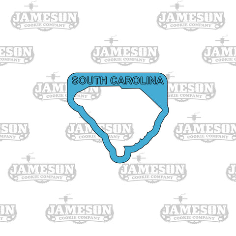 South Carolina State Shape Cookie Cutter