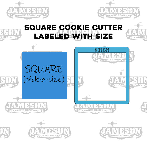 Square Shaped Cookie Cutter