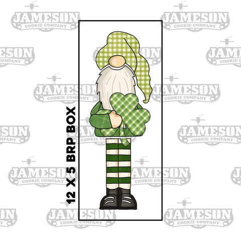 St. Patrick Gnome - 3 Piece Cookie Cutter Set for 12x5 BRP Box, St. Patrick's Day Theme