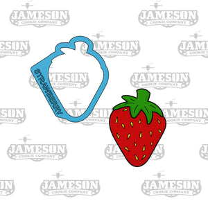 Strawberry Cookie Cutter - Food, Fruit Cookie Cutters