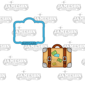 Suitcase Cookie Cutter - Luggage, Travel Themed Cookie Cutter