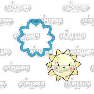 Sun Cookie Cutter - Spring Theme, Summer Time, Sunshine