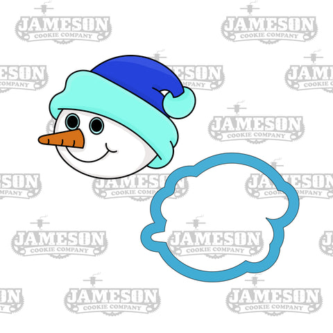 Snowman Head Cookie Cutter - Christmas Frosty