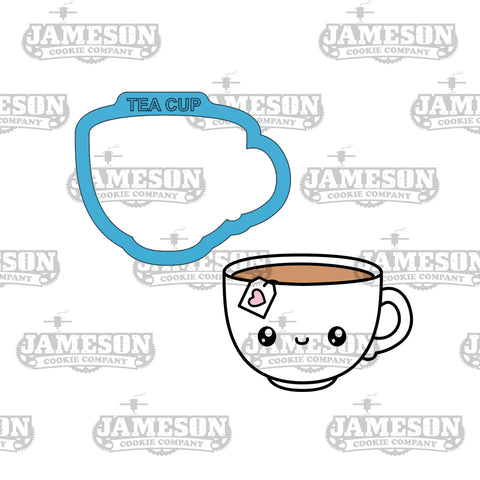 Tea Cup Cookie Cutter - Perfect Match Version, Go Together Like